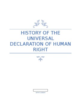 Preview of History of Universal Declaration of Human Rights