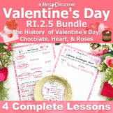 History of Valentines Day Chocolate Roses Heart RI.2.5 Tex