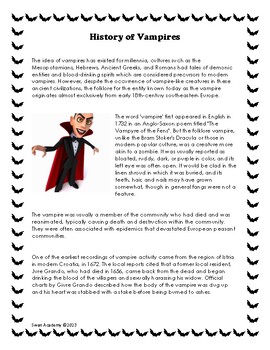 Preview of History of Vampires