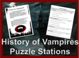 History of Vampires Puzzle Stations