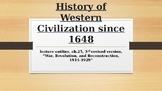 History of Western Civilization from 1648,powerpoint, ch.2