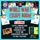 History of World War I Escape Room Lesson Plan and Activit