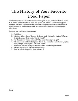 research paper for food technology
