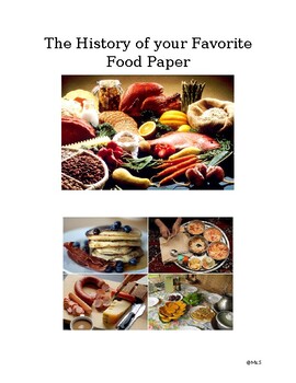 Preview of Different Cultures: Food Research Paper