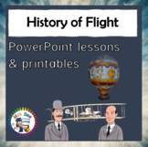 History of flight & flying Wright & Montgolfier brothers P
