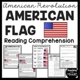 History of the American Flag Reading Comprehension Workshe