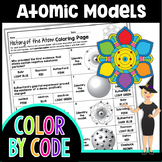 History of the Atom Color By Number | Science Color By Number