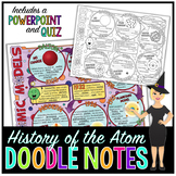 History of the Atom Doodle Notes | Science Doodle Notes