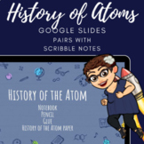 History of the Atom - Google Slide to go with Scribble Notes