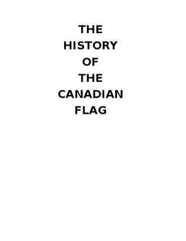 Preview of History of the Canadian Flag