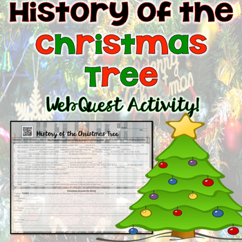 Preview of History of the Christmas Tree-WebQuest Activity {FREEBIE}