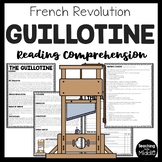 History of the Guillotine Reading Comprehension Worksheet 