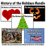 History of the Holidays Presentations Bundle