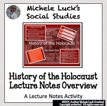 Preview of History of the Holocaust Ppt Overview Lecture Notes