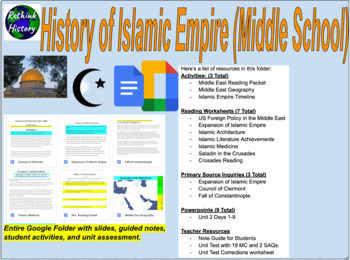 Preview of History of the Islamic Empire (Middle School)