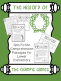 History of the Olympics- Non-fiction Comprehension Passage