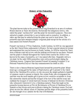 History of the Poinsettia Reading: Flor de Nochebuena (English Version)