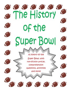 Preview of History of the Super Bowl