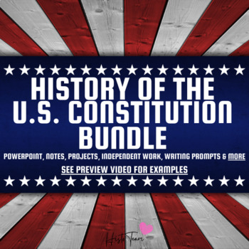 Preview of Constitutional Convention of 1787 - PowerPoint, Notes, Activities, & MORE