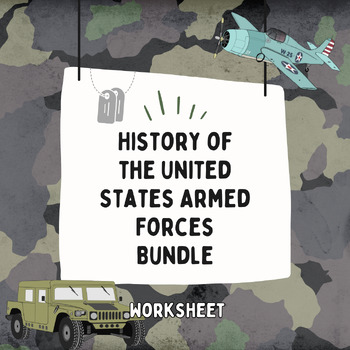 Preview of History of the United States Armed Forces Bundle