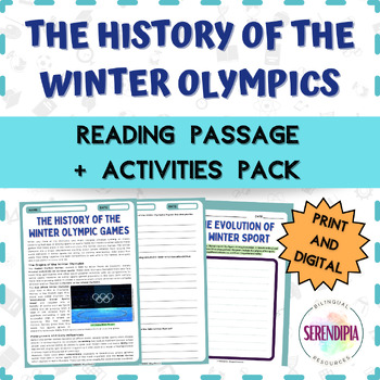 Preview of History of the Winter Olympics || READING PASSAGE + ACTIVITIES || Middle School