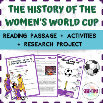 Preview of History of the Women's World Cup || READING PASSAGE+ACTIVITIES (soccer/football)