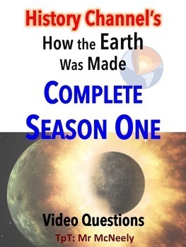 Preview of History's How the Earth Was Made Complete Season One Video Worksheet Bundle