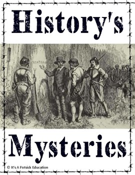 Preview of History's Mysteries - America's Biggest Unsolved Mysteries - History Unit Summer