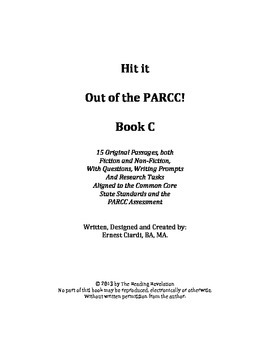 Preview of Hit It out of the PARCC! Book 1, Grade 3