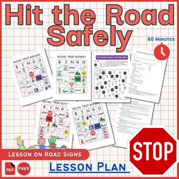 Preview of Hit the Road Safely: A Fun Lesson on Road Signs for Preschoolers!