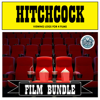 Preview of Hitchcock Film Bundle - 4 Movies with Print & Digital Resources - Auteur Unit