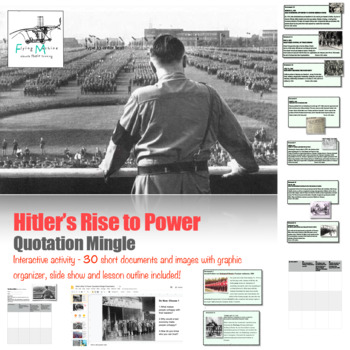 Preview of Hitler's Rise to Power - Interactive Quotation Mingle
