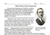 Hitler's Rise to Power Primary & Secondary Source Assignment