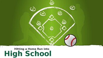 Preview of Hitting a Home Run into High School- Texas 8th Grade Parent and Student PPT