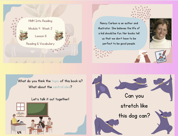 Preview of HmH M4W2 Into Reading Inspired Reading and Writing Slides