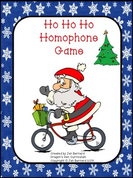 Preview of Ho Ho Ho Homophone Game