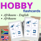 Hobbies Afrikaans flashcards
