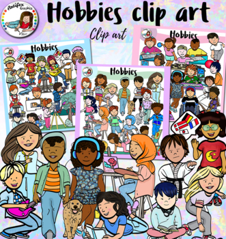 Preview of Hobbies  Bundle- Clip Art- 92 items!