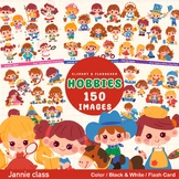 Hobbies Bundle Clip Art & Flash Card (150 Images!)