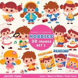 Hobbies Clip Art & Flash Card Set1 (30 Images!)