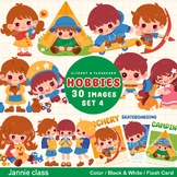 Hobbies Clip Art & Flash Card Set4 (30 Images!)