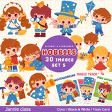 Hobbies Clip Art & Flash Card Set5 (30 Images!)