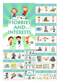 Preview of Hobbies and interests.