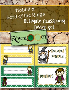 Hobbit & Lord of the Rings ULTIMATE CLASSROOM DECOR SET
