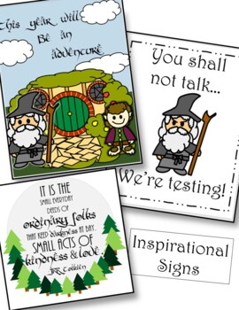 Hobbit & Lord of the Rings ULTIMATE CLASSROOM DECOR SET by