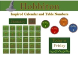 Hobbiton-Inspired Calendar and Table Numbers