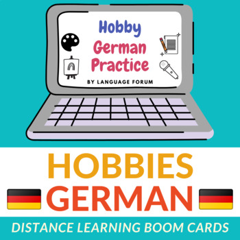 Preview of Hobby German BOOM Cards™ HOBBIES German Distance Learning Hobby