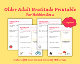 Hobby Gratitude Worksheets Set 2 | Meaningful Printable Ac