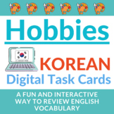 Hobby Korean BOOM Cards HOBBIES Korean Distance Learning Hobby