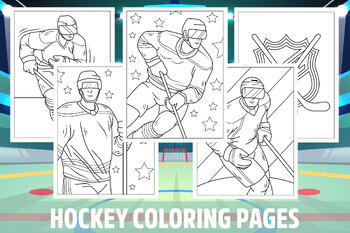 Hockey Coloring Book For Boys Age 8-12: Super Gift For Kids Who Loves NHL  Sports League And Ice Hockey, Analytics, De Rue, Wars, Markers, Teen, Guide by Bart Jan